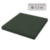 ReFlex Playzone50 esésvédő gumilap - 5x50x50 cm zöld