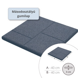 MÁSODOSZTÁLYÚ ReFlex Step 2in1 gumilap, 3x40x40, szürke