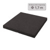 ReFlex Playzone50 esésvédő gumilap - 5x50x50 cm fekete